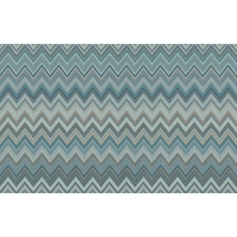 W3848.5 Happy Zig Zag Wp Blue Chevron Wallpaper