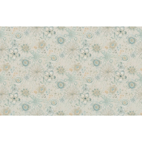 W3850.516 Magic Garden Green Floral Wallpaper