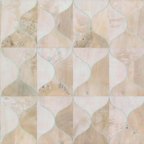  W3864.1 Beige Ogee Wallpaper 