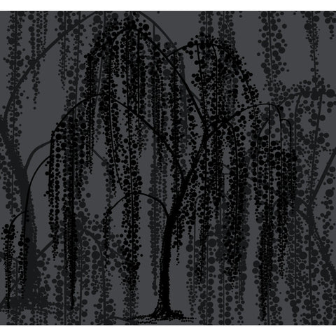 W3866.821 Black Trees Wallpaper