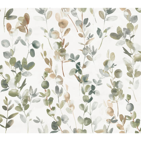 W3883.323 Green Botanical Wallpaper