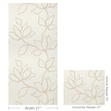 W3886.161 Floral Sketch Wp Natural Wallpaper 
