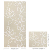 W3886.16 Floral Sketch Wp Linen Wallpaper