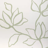 W3886.30 Floral Sketch Wp Sage Wallpaper