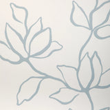 W3886.51 Floral Sketch Wp Chambray Wallpaper 