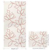 W3886.7 Floral Sketch Wp Petal Wallpaper