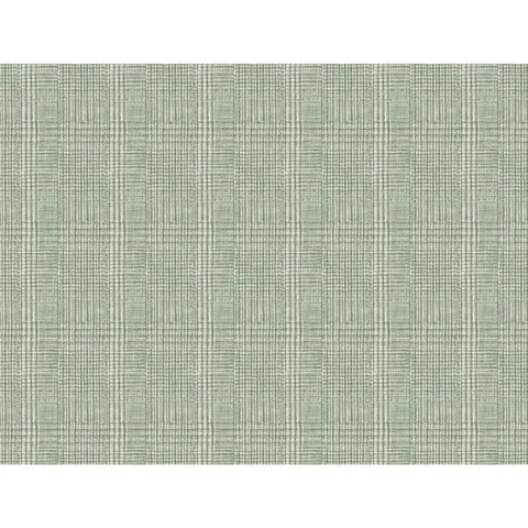 W3918.3 Green Plaid Wallpaper 