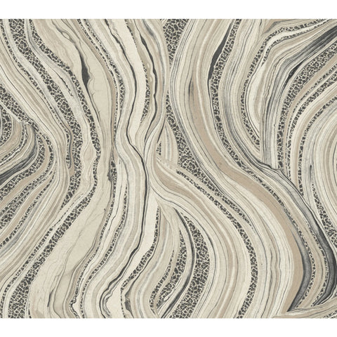 W3919.106 Beige Abstract Wallpaper