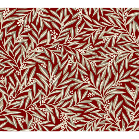 W3926.916 Red Leaf Wallpaper 
