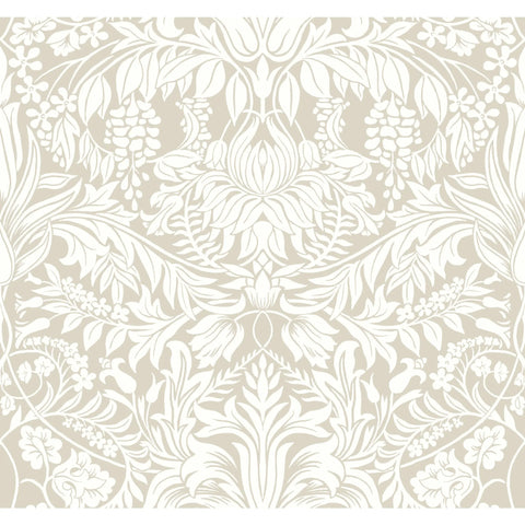W3932.1116 Neutral Damask Wallpaper