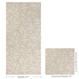  W3939.16 Wispy Vines Wp Beige Botanical Wallpaper