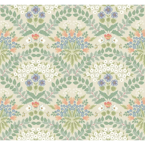 W3941.1623 Green Botanical Wallpaper