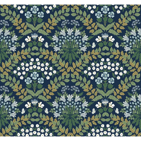 W3941.315 Green Botanical Wallpaper