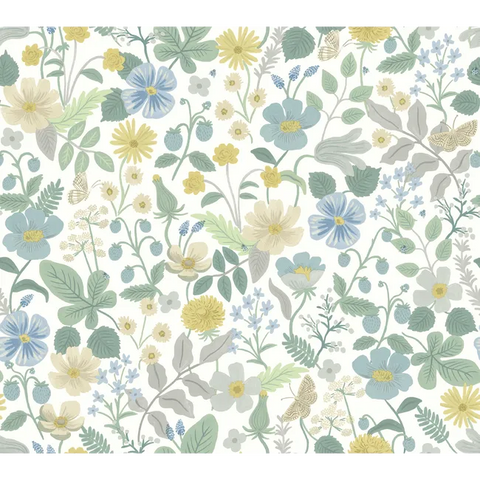 W3943.153 Green Botanical Wallpaper