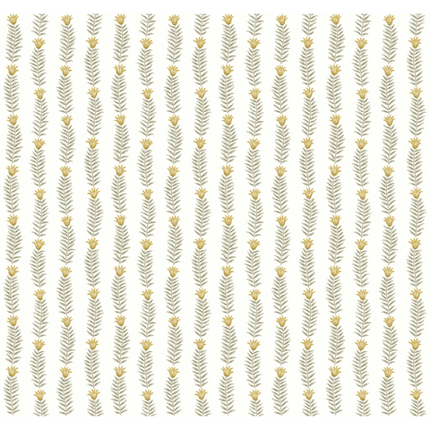 W3946.430 Yellow Botanical Wallpaper