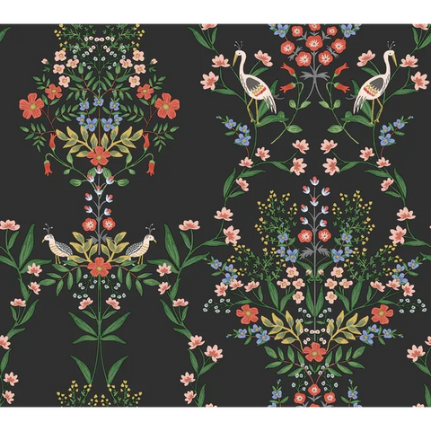 W3949.819 Multi Color Botanical Wallpaper 