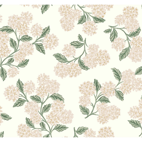 W3952.117 Beige Floral Wallpaper