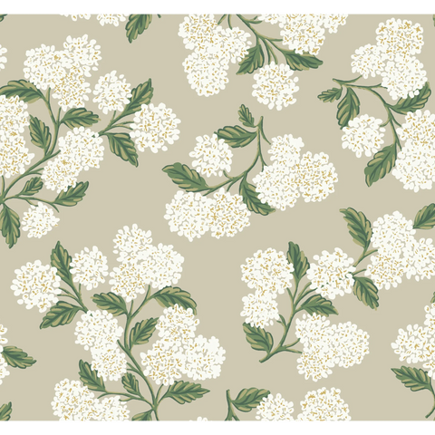 W3952.31 Beige Floral Wallpaper