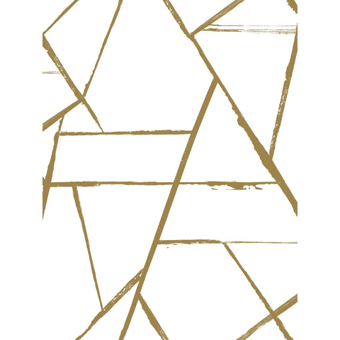 W3964.4 Gold Abstract Wallpaper