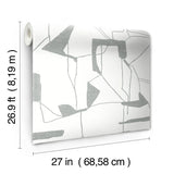 W4105.1101 Grey Abstract  Wallpaper