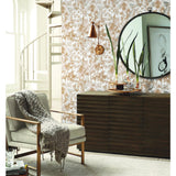 W4113.14 Brown Botanical Wallpaper 