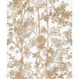 W4113.14 Brown Botanical Wallpaper 