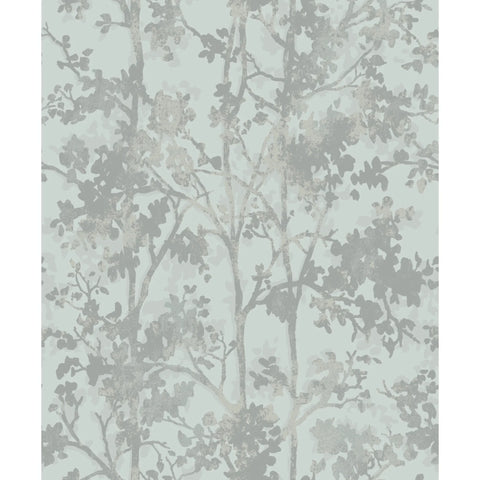 W4113.1511 Blue Botanical Wallpaper