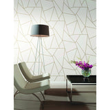 W4116.14 Neutral Geometric Wallpaper  