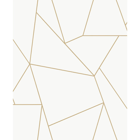 W4116.14 Neutral Geometric Wallpaper  