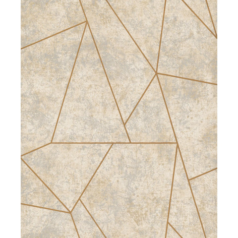 W4116.1611 Pink Geometric Wallpaper  