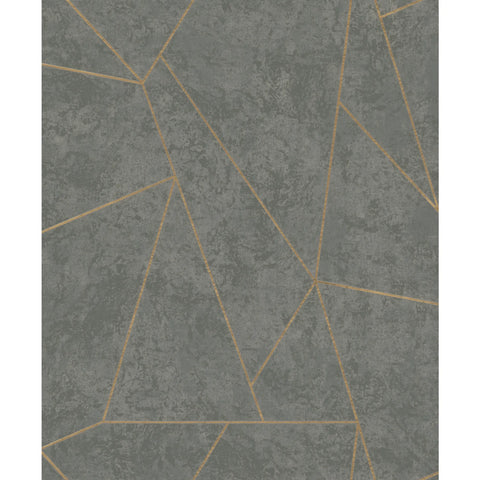  W4116.411 Grey Geometric Wallpaper