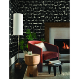 W4121.8 New Origins Black Modern Wallpaper 