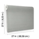 W4122.1511 Grey Solid Wallpaper