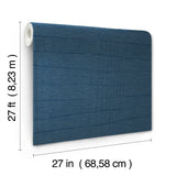 W4122.50 Blue Solid Wallpaper