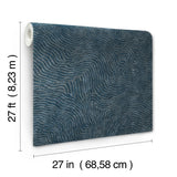 W4123.50 Blue Abstract Wallpaper 