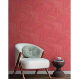 W4128.119 Pink Abstract Wallpaper