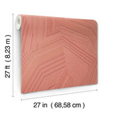 W4128.119 Pink Abstract Wallpaper