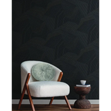 W4128.8 Black Abstract Wallpaper