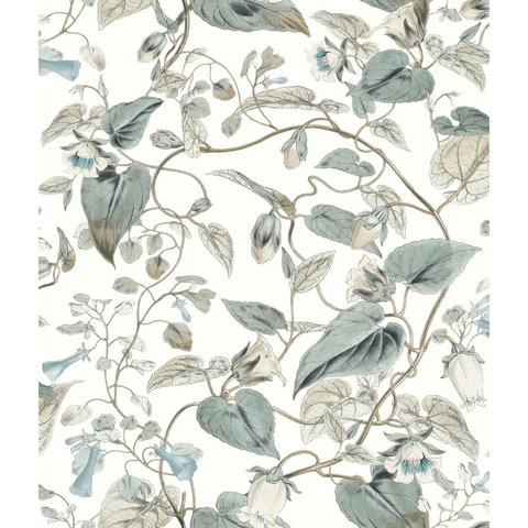 W4132.511 Grey Botanical Wallpaper