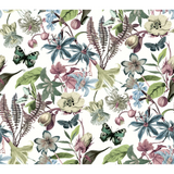 W4133.310 Multi Color Botanical Wallpaper