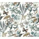 W4133.516 Multi Color Botanical Wallpaper 