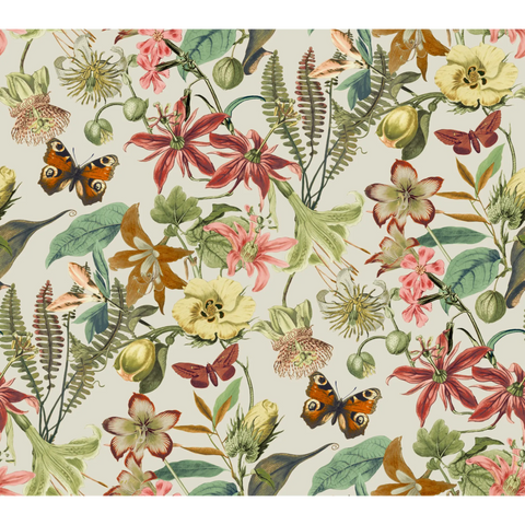 W4133.712 Multi Color Botanical Wallpaper