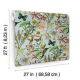 W4133.73 Multi Color Botanical Wallpaper