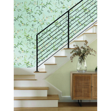 W4135.13 Blue Botanical Wallpaper 
