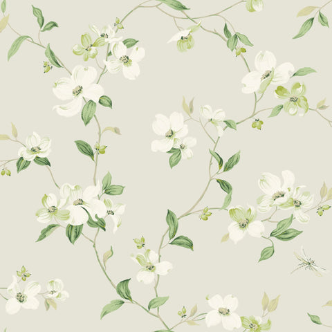 W4137.106 Neutral Botanical Wallpaper