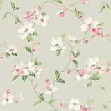 W4137.7 Pink Botanical Wallpaper