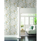 W4139.1611 Brown Botanical Wallpaper