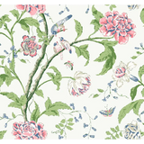 W4139.517 Pink Botanical Wallpaper