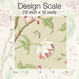  W4139.7 Red Botanical Wallpaper 