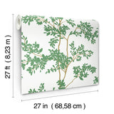 W4141.3 Green Botanical Wallpaper